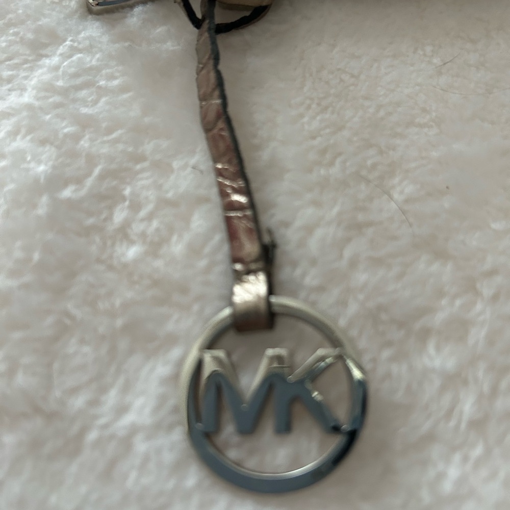MICHAEL Michael Kors Pewter Silver Belt XL